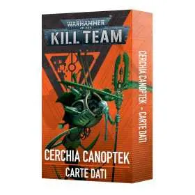 CERCHIA CANOPTEK mazzo di carte dati per KILL TEAM warhammer 40k IN ITALIANO età 12+