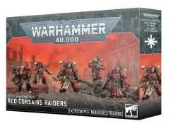 RED CORSAIRS raiders PREDONI warhammer 40k CHAOS SPACE MARINES età 12+