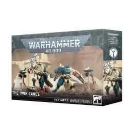 THE TWIN LANCE set di miniature LA LANCIA GEMELLA warhammer 40k T'AU EMPIRE età 12+