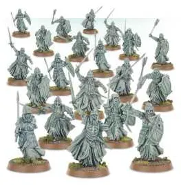 WARRIORS OF THE DEAD set di miniature THE LORD OF THE RINGS middle earth STRATEGY BATTLE GAME età 12+