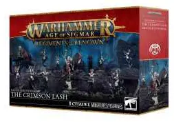 SFERZA CREMISI reggimento famoso THE CRIMSON LASH regiments of renown DAUGHTERS OF KHAINE warhammer AGE OF SIGMAR età 12+