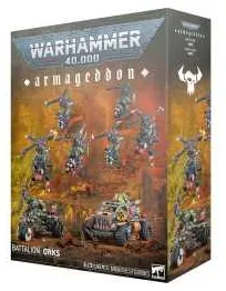 ARMAGEDDON battalion ORKS battaglione WARHAMMER 40K set di miniature CITADEL età 12+