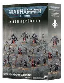 ARMAGEDDON battalion ADEPTA SORORITAS battaglione WARHAMMER 40K set di miniature CITADEL età 12+