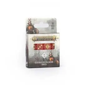 CITIES OF SIGMAR DICE set di 16 dadi CITTA' DI SIGMAR warhammer AGE OF SIGMAR età 12+