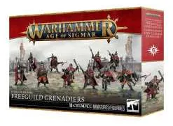 GRANATIERI DELLA GILDA LIBERA freeguild granadiers CITIES OF SIGMAR miniature CITTA' DI SIGMAR warhammer AGE OF SIGMAR età 12+