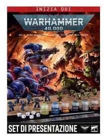 SET DI PRESENTAZIONE completo WARHAMMER 40K games workshop IN ITALIANO età 12+