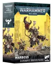 KAPOGUERRA orchi WARBOSS set di 2 miniature ORKS games workshop WARHAMMER 40K età 12+
