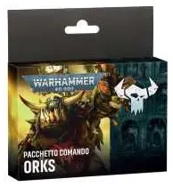 PACCHETTO COMANDO orchi ORKS warhammer 40k IN ITALIANO età 12+
