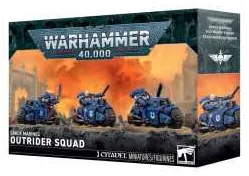 Squadra Staffette set di miniature Outrider Squad warhammer 40k Space Marines età 12+