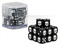 SET DI 20 DADI colorati CLASSICI Warhammer NERI cubo GAMES WORKSHOP Age of Sigmar e 40k