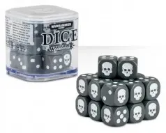 SET DI 20 DADI colorati CLASSICI Warhammer GRIGI cubo GAMES WORKSHOP Age of Sigmar e 40k