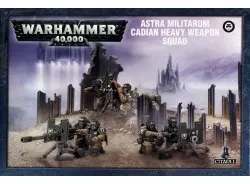 Warhammer 40K Astra Militarum Cadian Heavy Weapon Squad 3 Miniaturas