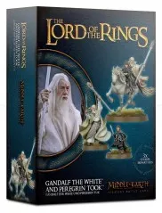 GANDALF IL BIANCO E PEREGRINO TUK miniature Middle Earth Signore degli Anelli Games Worshop Games Workshop - 1