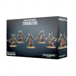 CHAOS SPACE MARINES TERMINATOR Warhammer 40k armata 5 miniature Citadel Games Workshop - 1