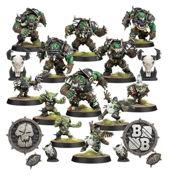 Equipo Black Orc de Blodd Bowl: Los Thunder Valley Greenskins