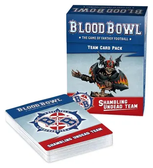 Blood Bowl Shambling Undead Team Card Pack (Inglés)