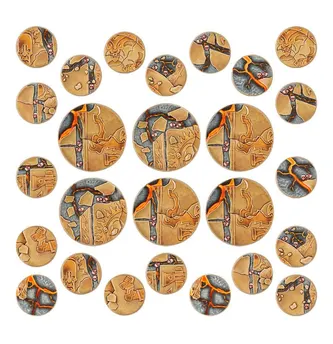 Peanas redondas Shattered Dominion 40 y 65 mm