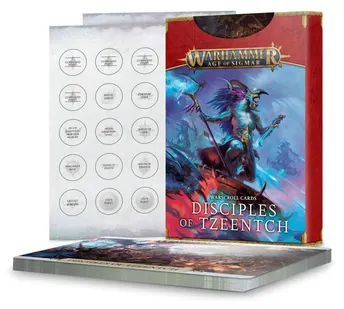 Warscroll Cards: Disciples of Tzeentch (Inglés)