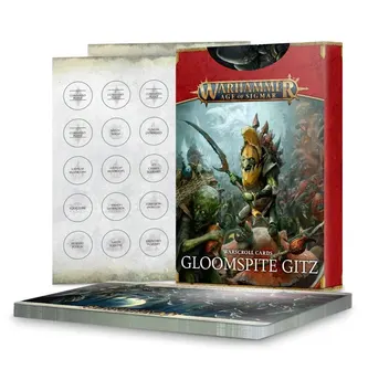 Warscroll Cards: Gloomspite Gitz (Inglés)