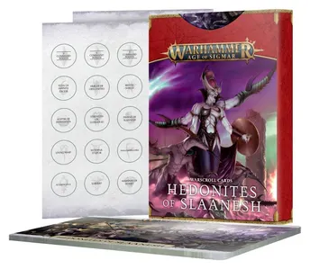 Warscroll Cards: Hedonites of Slaanesh (Inglés)