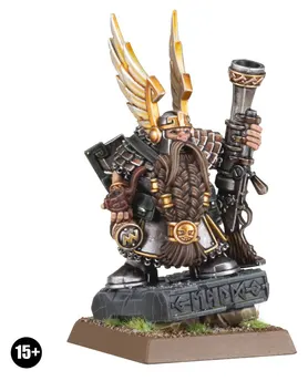 Dwarf Thane with Handgun on Oathstone