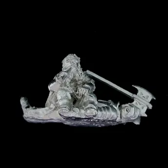 The Fellowship Gimli on Dead Uruk-Hai