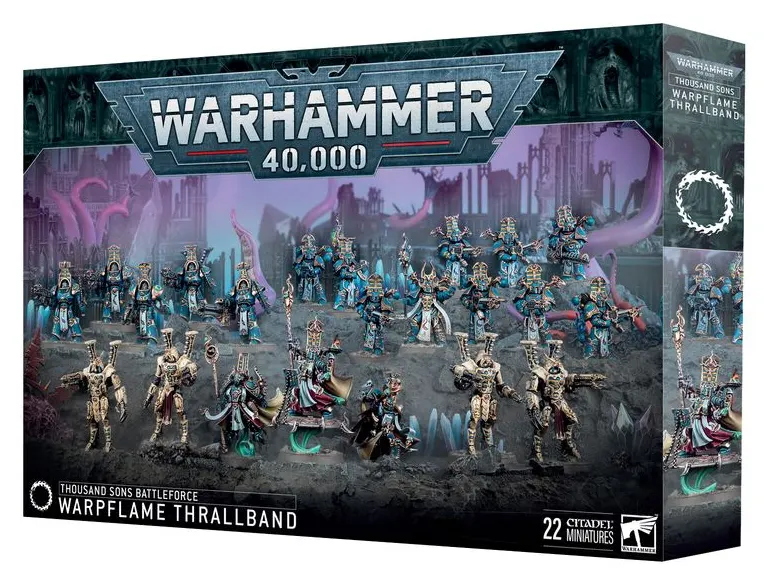 Games Workshop Thousand Sons Battleforce: Warpflame Thrallband