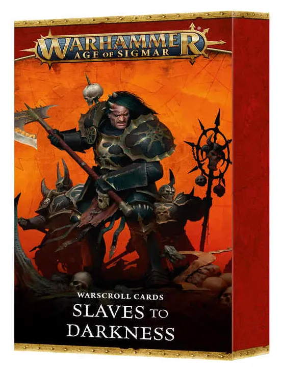 Warscroll Cards Slaves to Darkness (ITA)