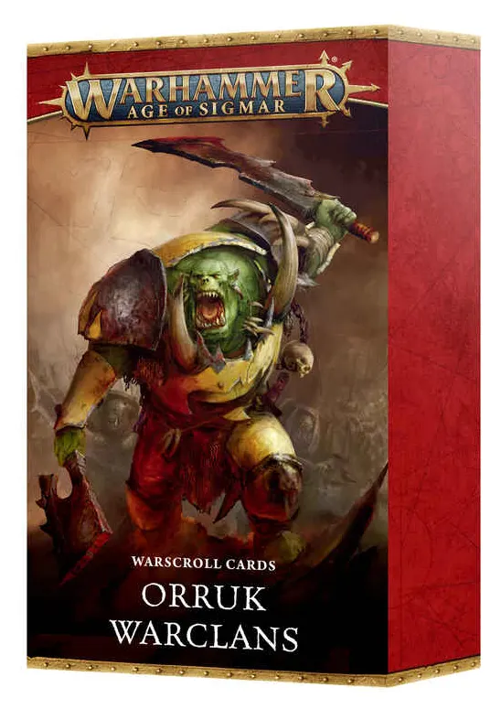 Warscroll Cards Orruk Warclans (ITA)