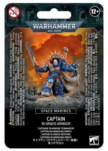 Space Marines: Capitaine en Armure Gravis