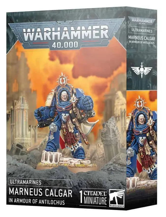 Space Marines – Ultramarines – Marneus Calgar in Armour of Antilochus
