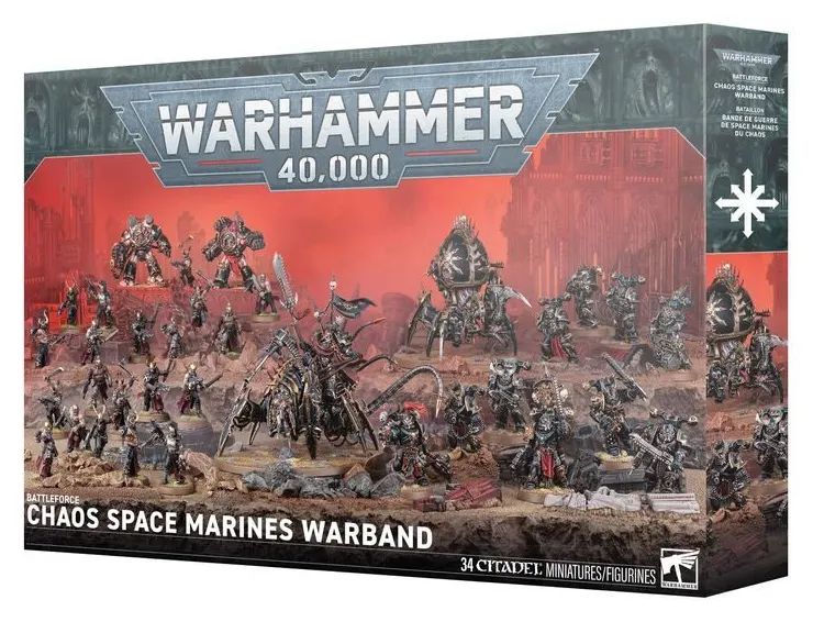 40K – Chaos Space Marines – Battleforce – Warband
