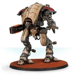 Forge World: Mechanicum Knight Moirax with Volkite Veuglaire and Gyges Siege Claws