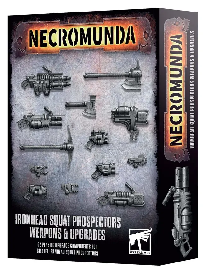 Armas y mejoras para Ironhead Squat Prospectors
