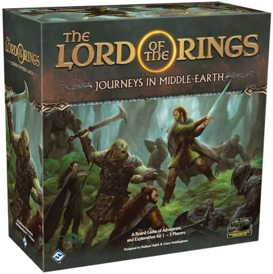 The Lord of the Rings: Journeys in Middle-Earth [Board Game, 1 - 5 Players]