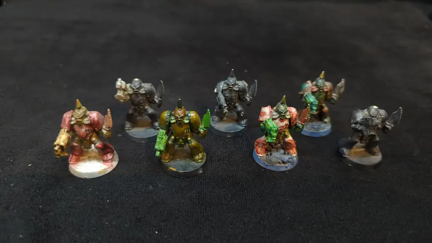 Warhammer 40k Plague Marines (Rogue Trader) x7