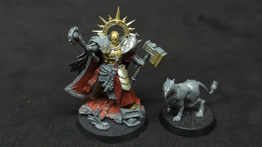 Age of Sigmar Stormcast Eternals Lord Imperatant with Gryph-Hound x1