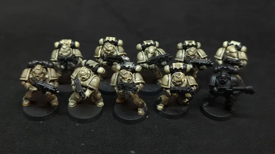 Warhammer 40k Space Marines Tactical Squad x10