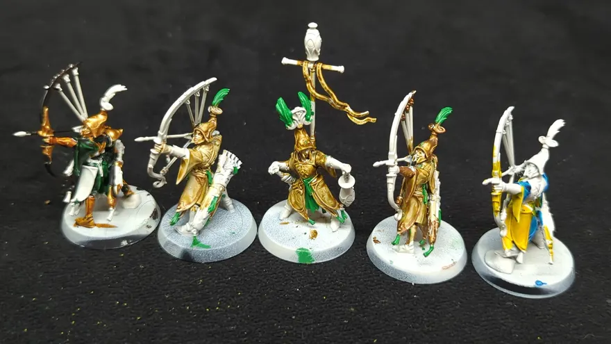 Age of Sigmar Lumineth Realm-Lords Vanari Auralan Sentinels x5