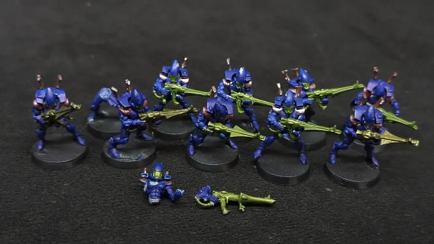 Warhammer 40k Aeldari Guardian Defenders / Storm Guardians (OOP) x11