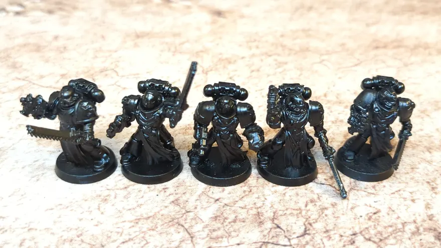 Warhammer 40k Space Marines : Veteran Squad (OOP) x5