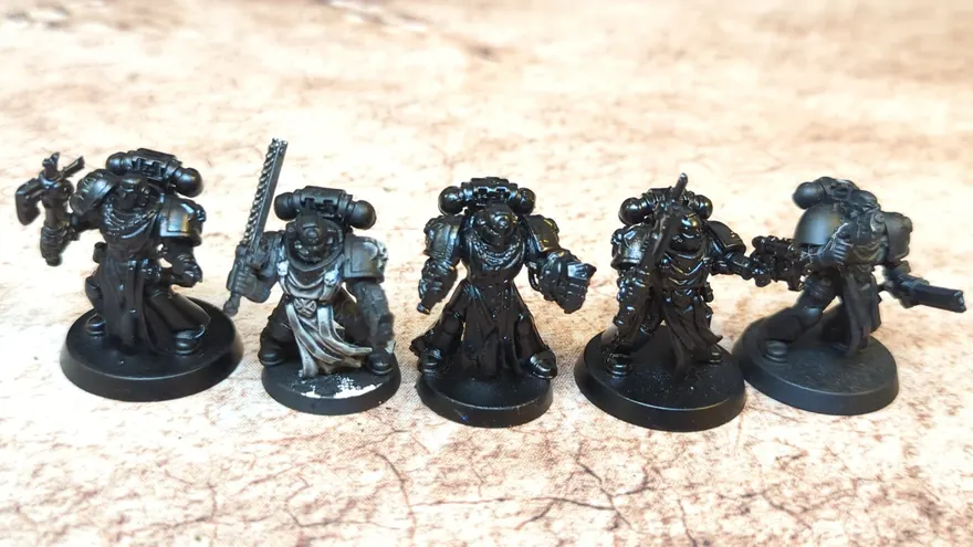 Warhammer 40k Space Marines : Veteran Squad (OOP) x5