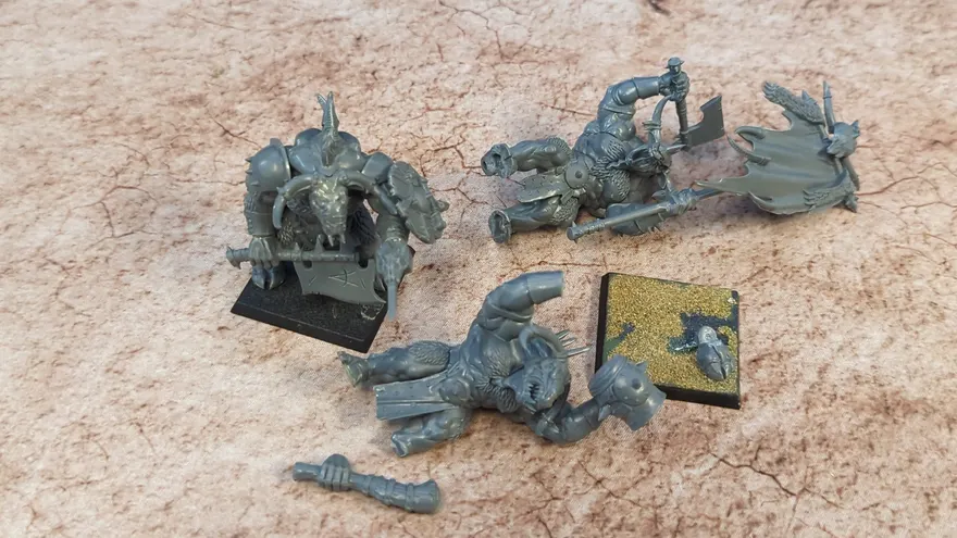 Age of Sigmar Beasts of Chaos Bullgors x3