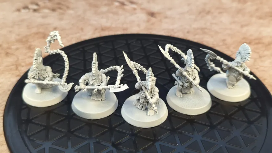 Age of Sigmar Fyreslayers Auric Hearthguard x5