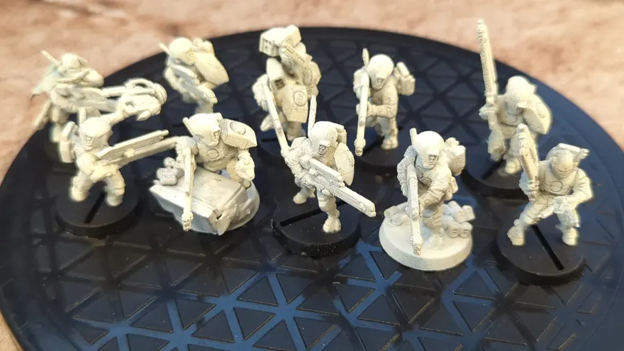 Warhammer 40k T'au Empire Fire Warriors / Breachers x10
