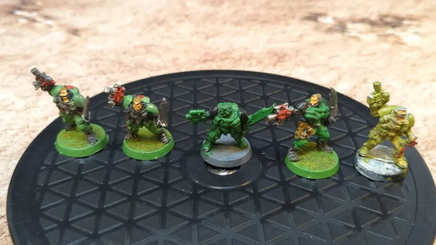 Warhammer 40k Space Marines Scouts (OOP Metal) x5