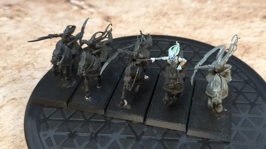 Age of Sigmar Daughters of Khaine Doomfire warlocks x5