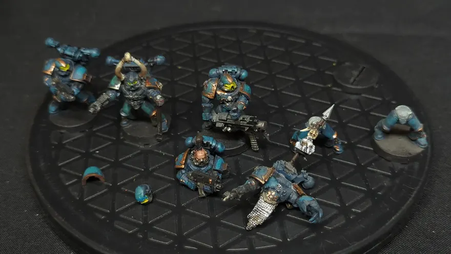Warhammer 40k Chaos Space Marines Legionaries x5