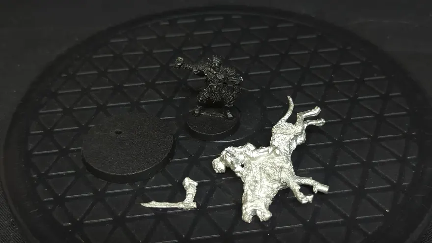 Lord of the Rings Middle-Earth Gothmog Foot and Mounted (OOP Metal) x2