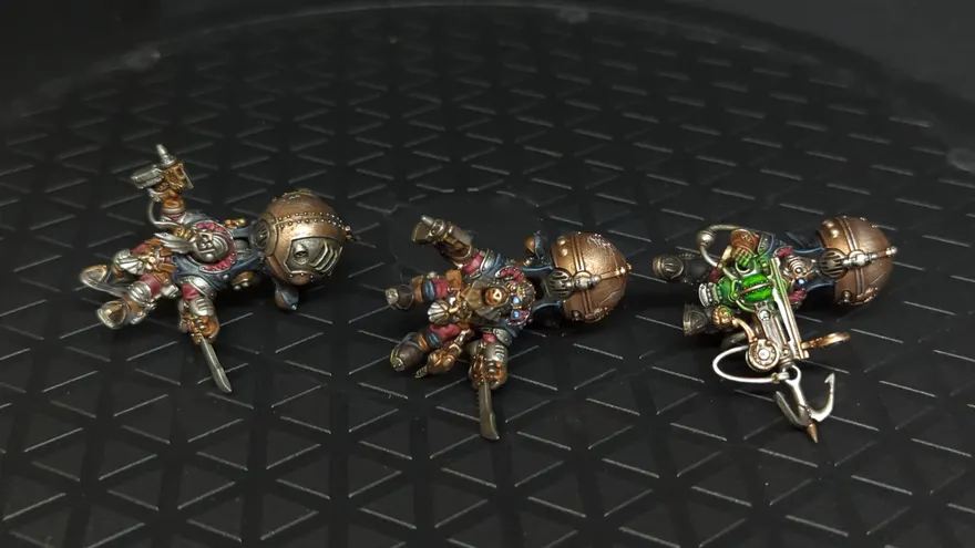 Age of Sigmar Kharadron Overlords Endrinriggers x3